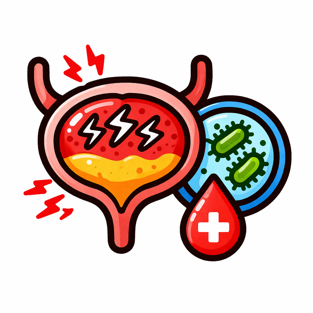 Cystites récidivantes, douleurs pelviennes